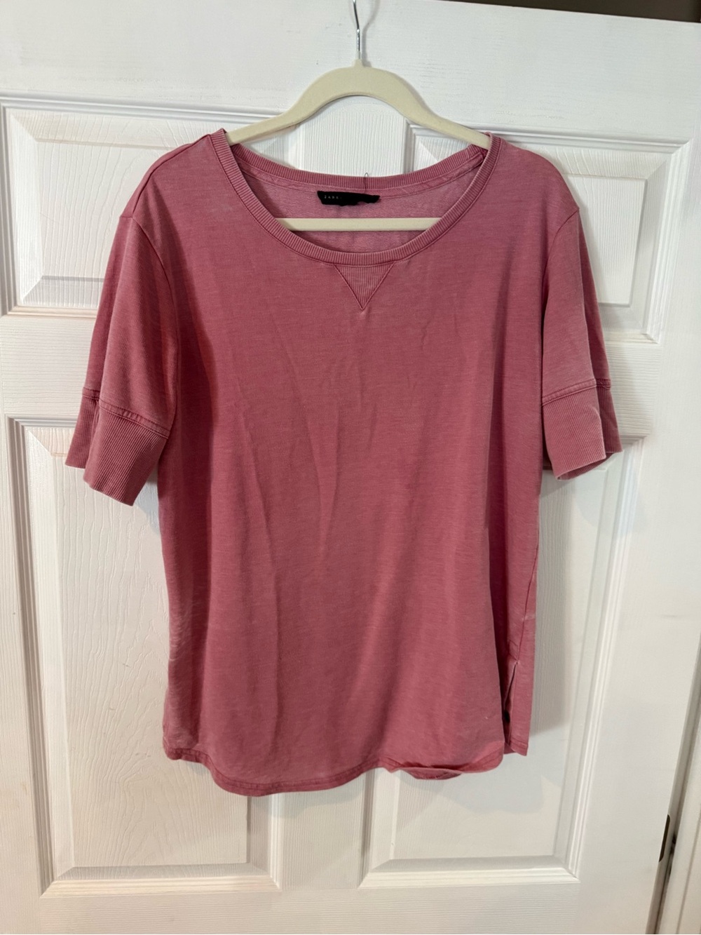 Jane and Delancey Dusty Rose Short Sleeve Tee